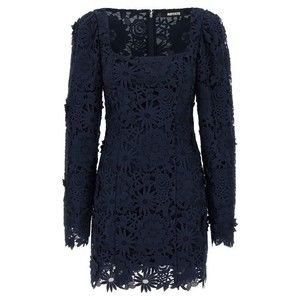 Rotate Birger Christensen 3D Lace Ls Mini Dress - NWT